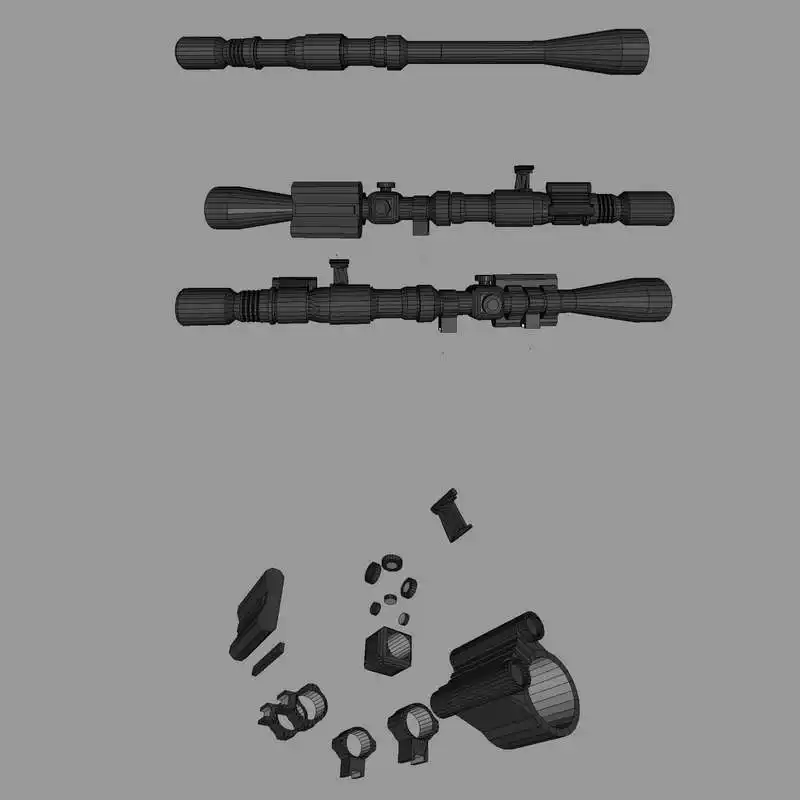 DIY 1: 1Cheytac M200 интервенция снайперская винтовка Бумажная модель Сборка ручной работы 3D игра-головоломка детская игрушка