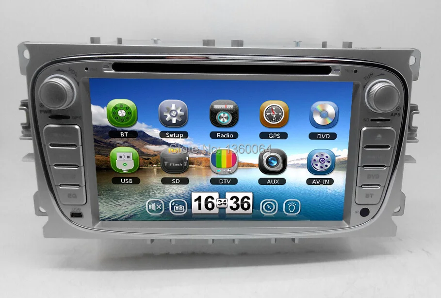 Flash Deal 2 Din 7 inch Car DVD Player For FORD Mondeo/S-MAX/C-MAX/Galaxy/FOCUS 2008-2011 car Radio GPS Bluetooth 3G Host 1080P+map 1