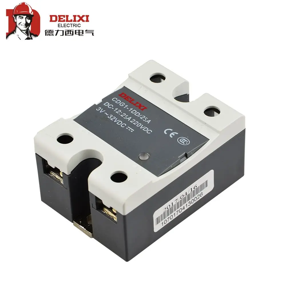 DELIXI CDG1-1 10A 20A 40A 60A 80A 100A один SSR твердотельные реле DC-AC управления постоянного тока переменного тока без контакта