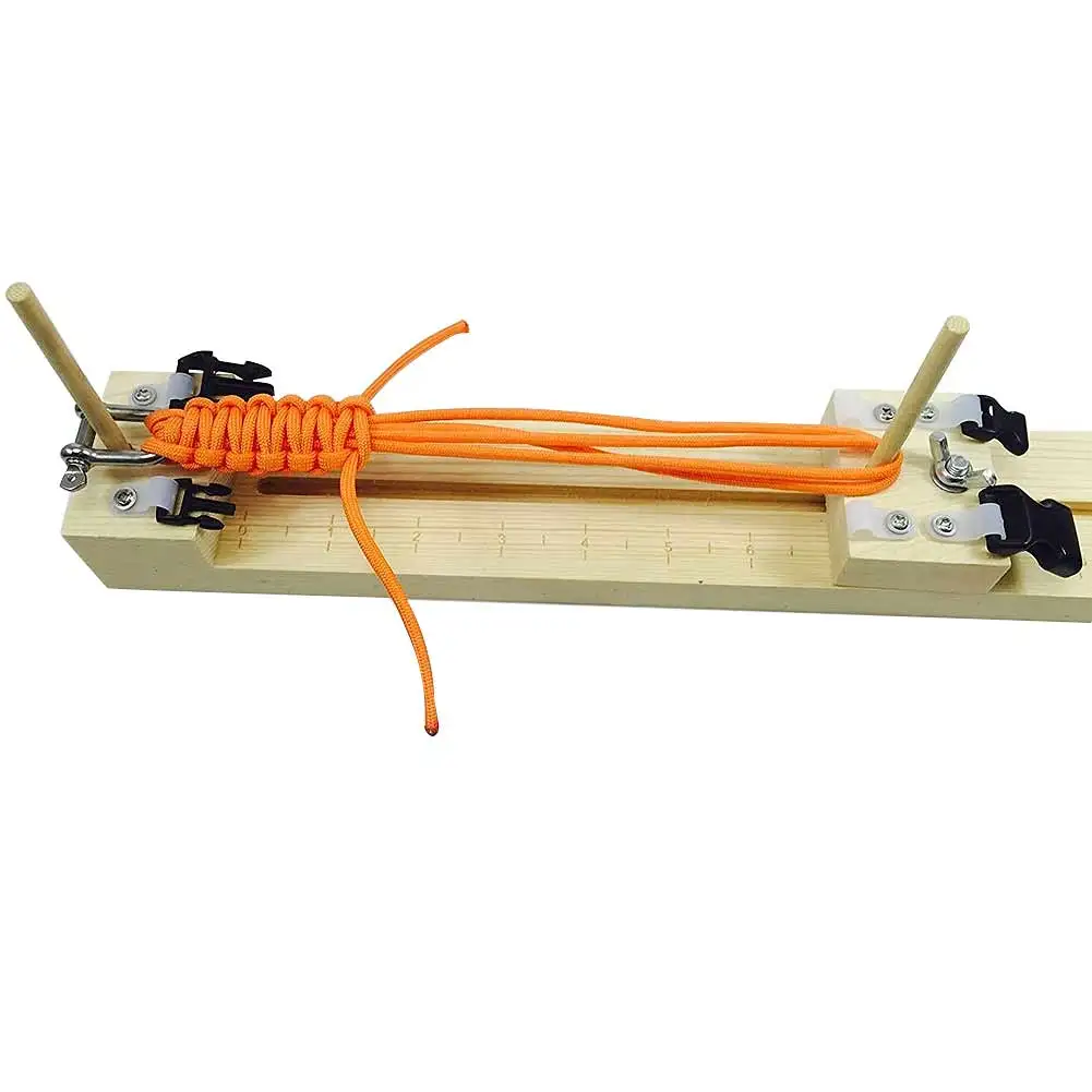 Jig Armband Maker Holz Weaving Tools Ger/ät Armband Maker Stricken Tool Handarbeit Knoten Geflochten Fallschirmschnur Weaving Tools