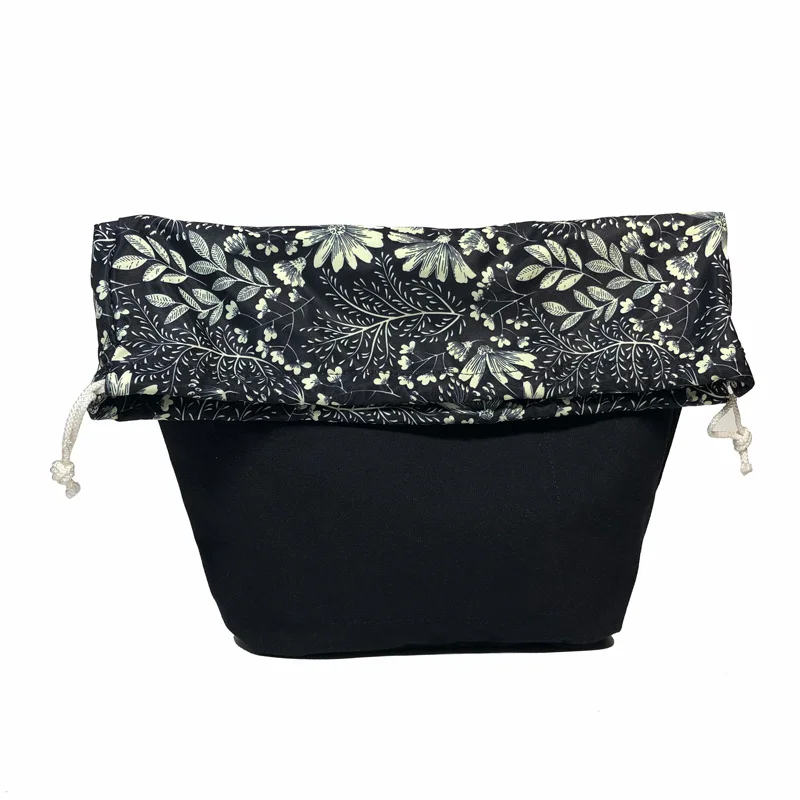 Drawstring insert lining for obag bag waterproof coating string Inner Pocket For inserts for O bag handbag