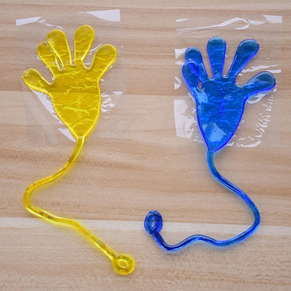 Мини клейкое желе Stick шлепок 1 шт. липкие руки дети партии руки забавные розыгрыши кляп игрушка эластичный ладонь для детей