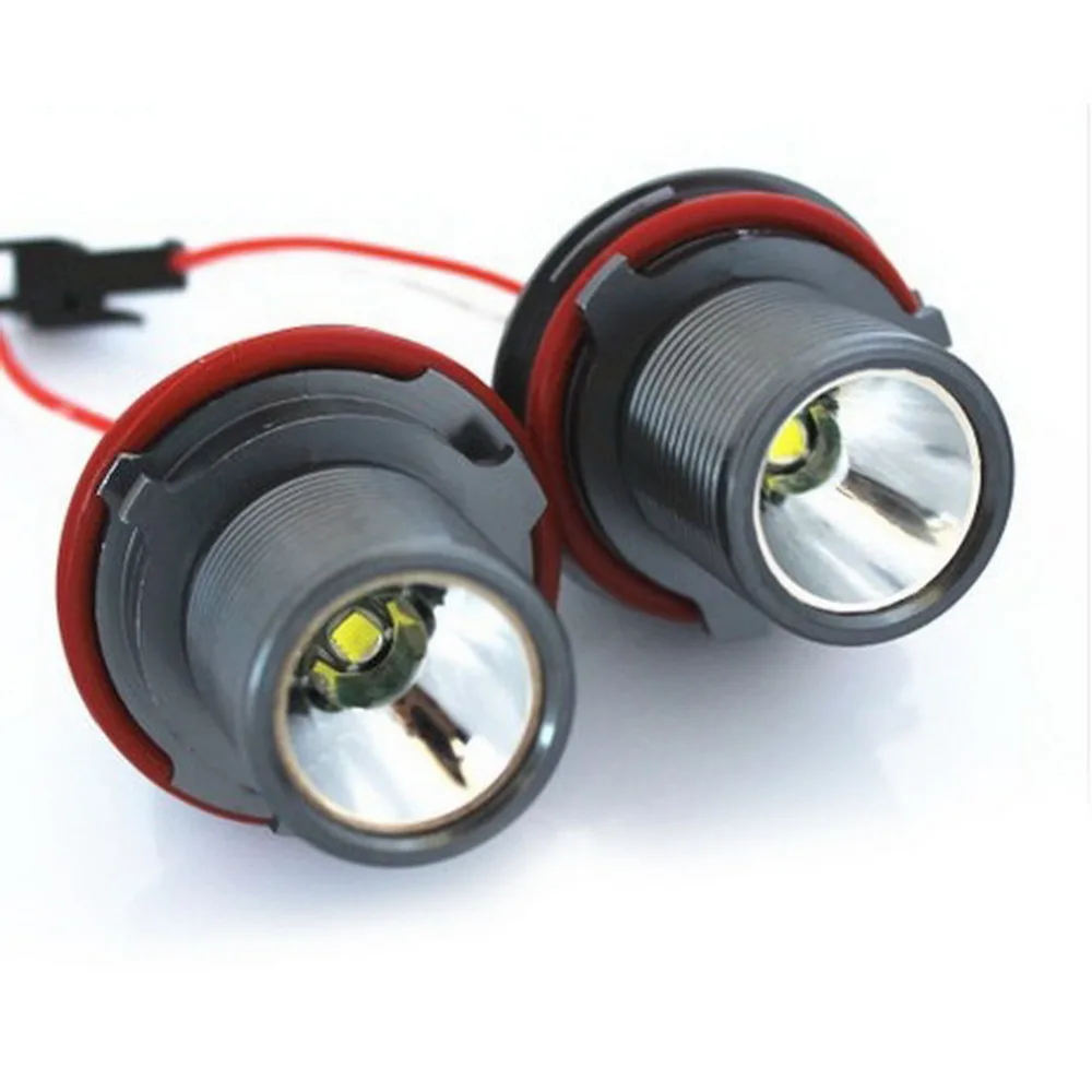 

2016  Pair Car styling  LED Daytime Light Waterproof Parking light 10W Angel Eyes for BMW 1-7 Series X5