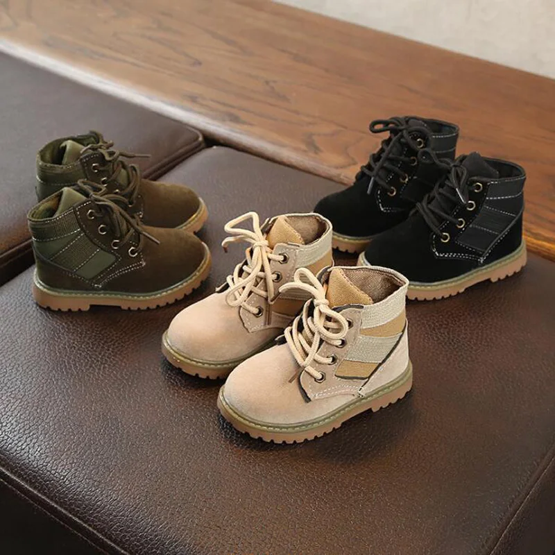 

2018 New fashion boys and girls boots Martin boots booties