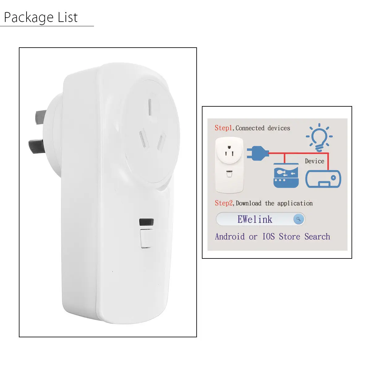 

Cost-effective Wifi Smart AU Plug Power Socket Outlet APP For Amazon ECHO ALEXA GOOGLE HOME 10A(AU PLUG)