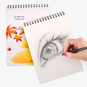 

Lovely Fresh Sketchbook paper 50 Sheets Hand Painted book Creative Diary Notebook paper Sketch graffiti painting hand Book