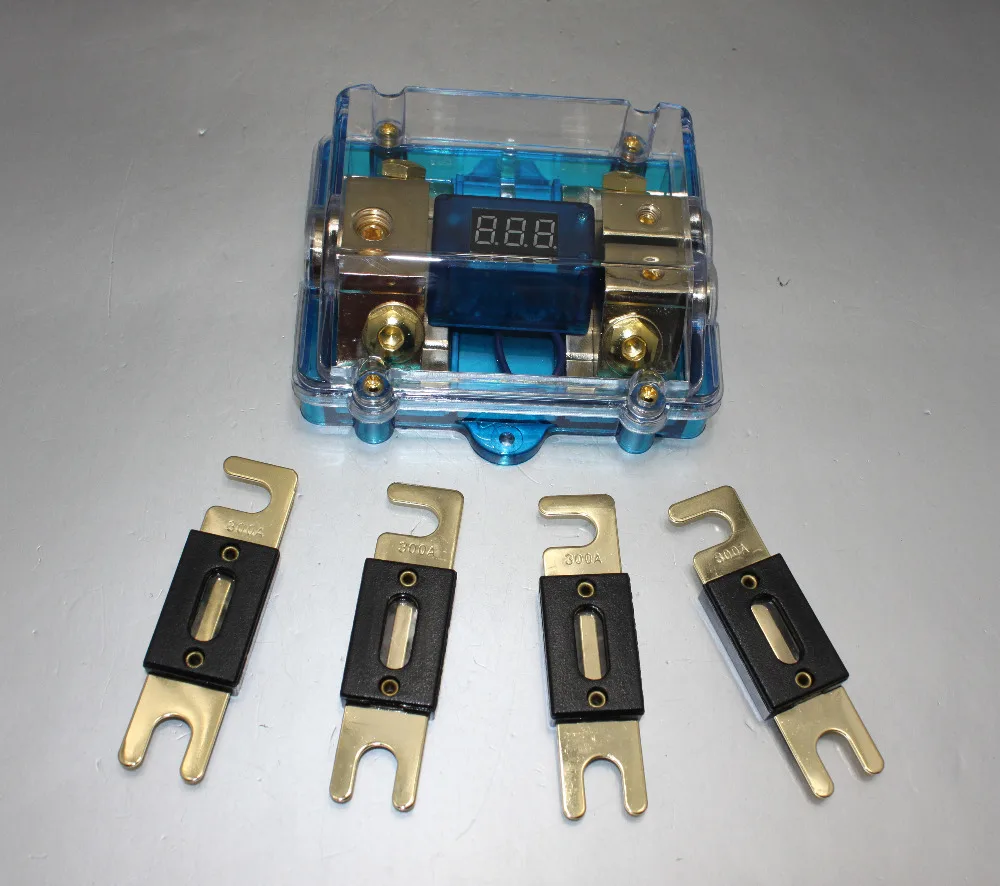 ANL DUAL DIGITAL PLATINUM ANL DIST BLOCK 0 4 GA FUSE HOLDER SKF/500A