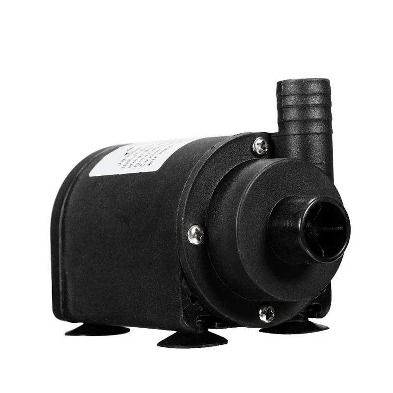 Высокая эффективность с источником питания от постоянного тока, 6 V-24 V 1100L/ч 7 м Солнечный водяной насос Бесщеточный Мини Погружные насосы широко используется