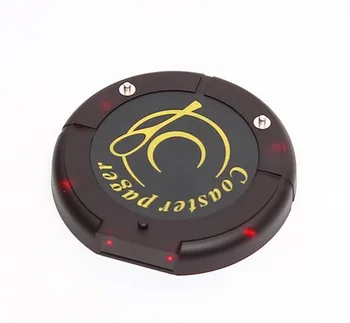 

Coaster pager, queue wireless calling system, queuing system pagers coaster, fast food restaurant self take food pager