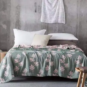 

Wormwood anti-mosquito blanket throw for summer gauze comforter quilted duvet