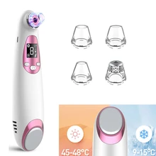 Удаление угрей вакуумное электрическое Удаление прыщей пор Очищение лица устройство для дермабразии лица