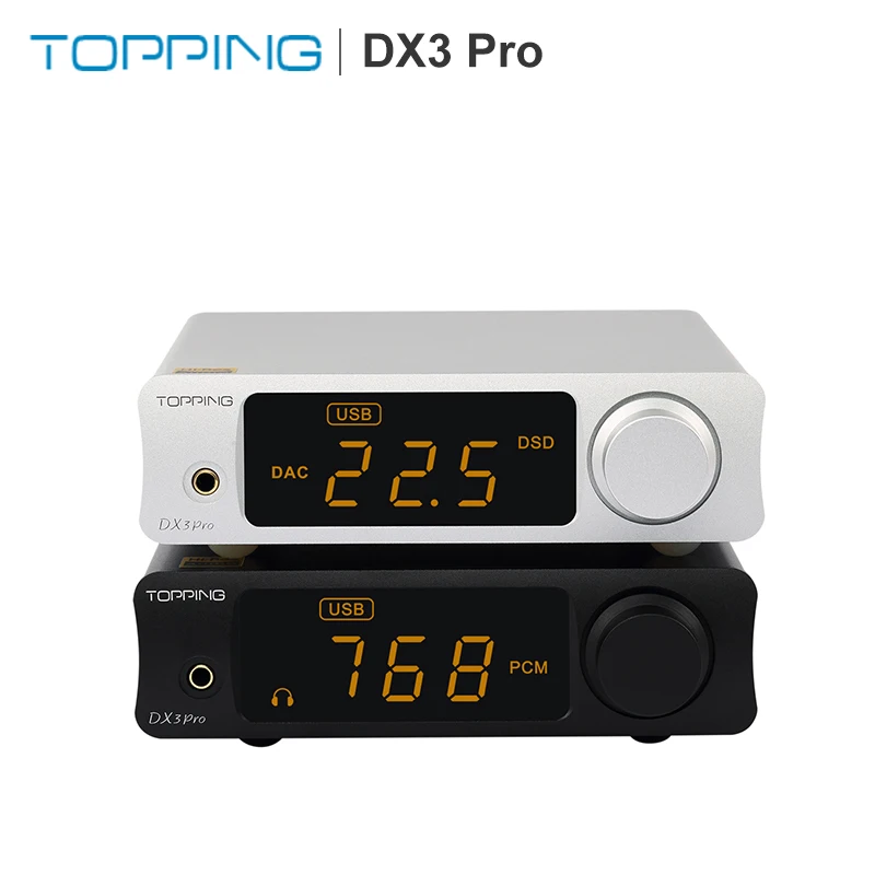 TOPPING DX3 Pro HiFi USB Bluetooth5.0 DAC Headphone