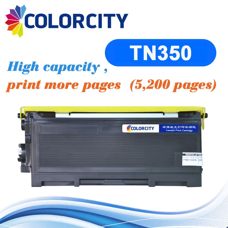 TN350 Black Toner Cartridge Fits Brother TN-350 HL-2030 HL-2040 HL-2070