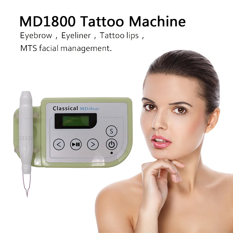 

Professional Eyebrow Tattoo Machine Pen For Permanent Make Up Eyebrows Microblading Makeup DIY Kit With Tattoo Needle