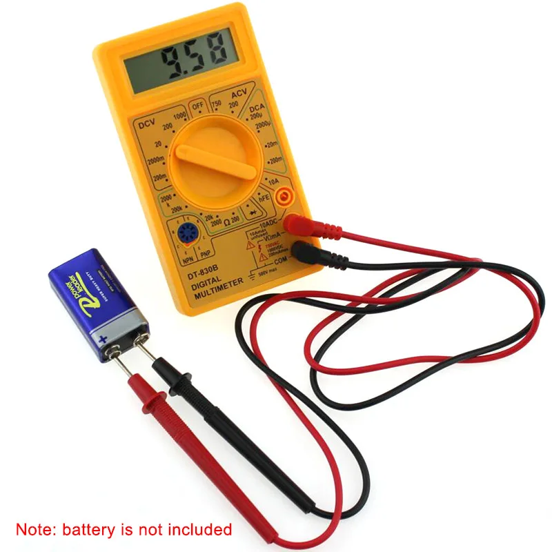 

LCD Display Digital Multimeter AC/DC 750/1000V Amp Volt Ohm Meter Tester QJS Shop