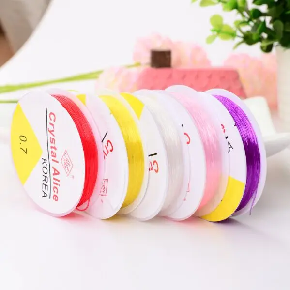 

1Roll 0.7mm Colorful Stretch Elastic Beading Rope Cord/String/Thread DIY for Jewelry Making Bracelet & Necklace