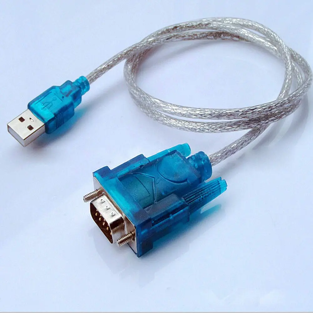 1 шт. USB 2 0 к RS232 последовательный порт 9 контактный кабель DB9 адаптер для