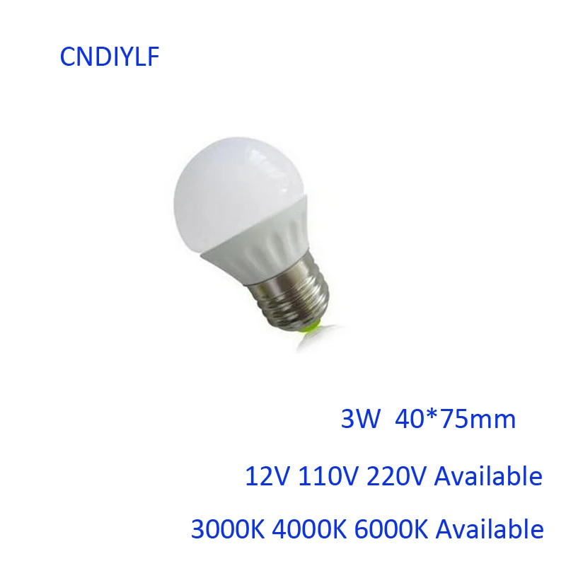 

Ceramic 3W E27 LED Bulb 12V And 5W Aluminum 12 Volt DC LED Bulbs 2PCS/Lot 100% With Air Mail Tracking Number