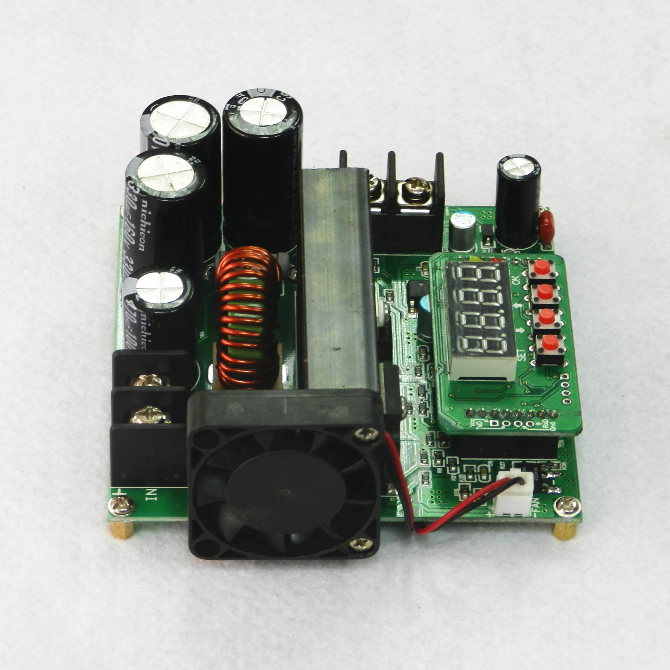 

B900W CNC High Power DC Boost Module Regulated Constant Current Adjustable Voltage Ammeter 120V15A Charger