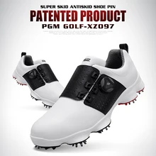 Новинка PGM обувь для гольфа мужская спортивная обувь водонепроницаемые ручки с пряжкой дышащие противоскользящие мужские кроссовки для тренировок