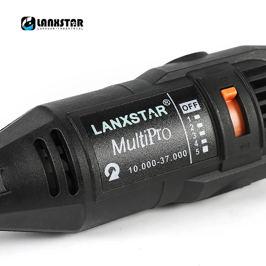 Lanxstar Dremel электроинструменты, электрическая мини дрель, полировальная машина, вращающийся инструмент с переменной скоростью с 106, аксессуары для электроинструмента