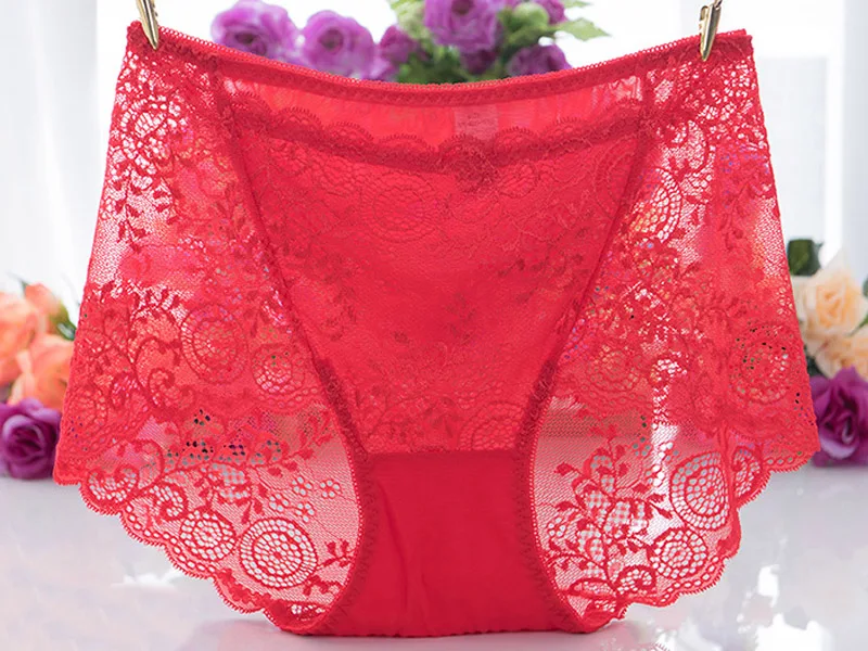 Murushe Sexy Underwear Panties Female Transparent Lace Sliming Brief Ladies Girls Intimates Lingerie Summer Mutandine Donna (14)
