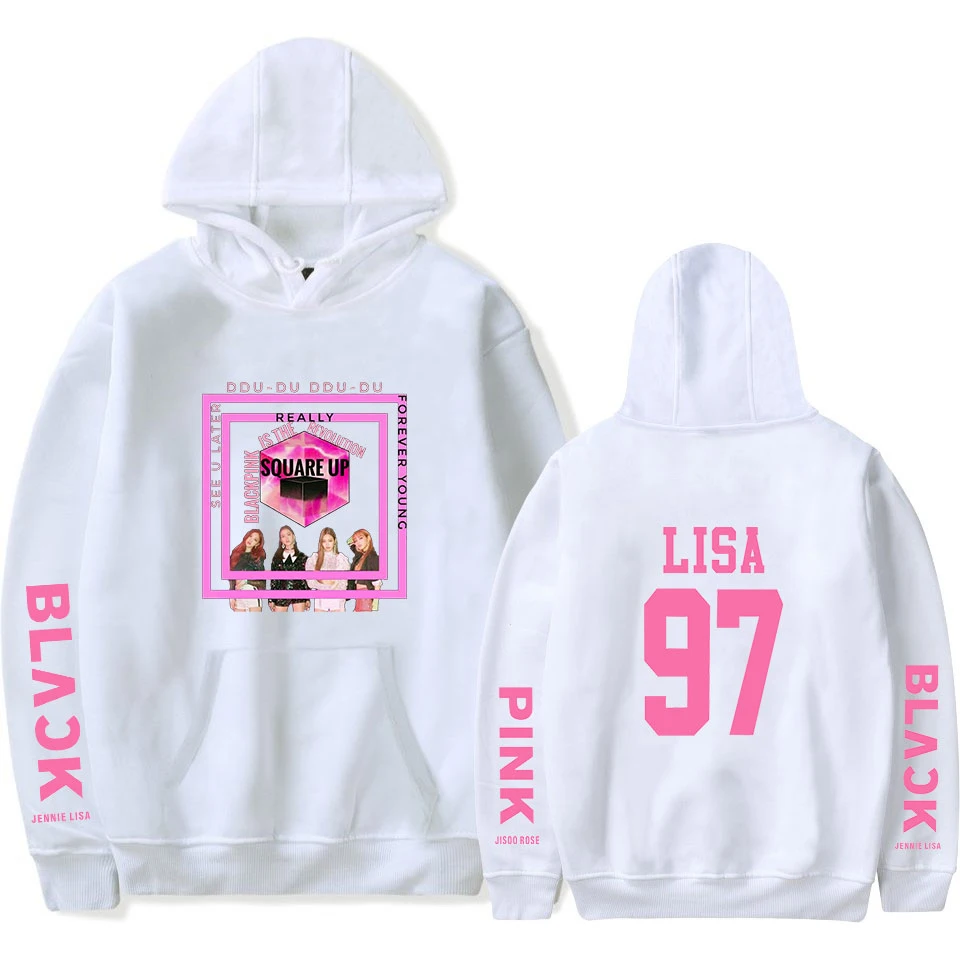 aikooki men Blackpink Lisa Member Idol Fans Unisex Member Changbin Pop Warm Soft Women Men Hoodies Sweatshirt Hip Hop Clothes