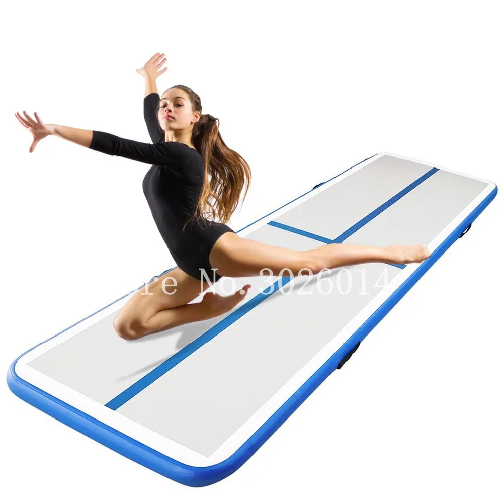 Free Shipping 3x1x0.1m Air Track Inflatable Gymnastics Tumbling Mat AirTrack for Yoga Cheerleading Practice Gymnastics Beach
