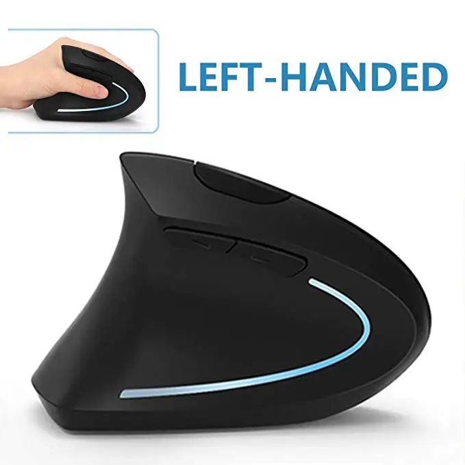 

Mouse Right or Left Handed Mouse Wireless 2.4G USB Left Hand Ergonomic Vertical Mouse for pc