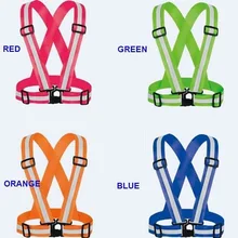 30 шт. 360 градусов высокая видимость неоновый жилет безопасности светоотражающий пояс жилет безопасности подходит для бега велокросса занятия спортом уличная одежда