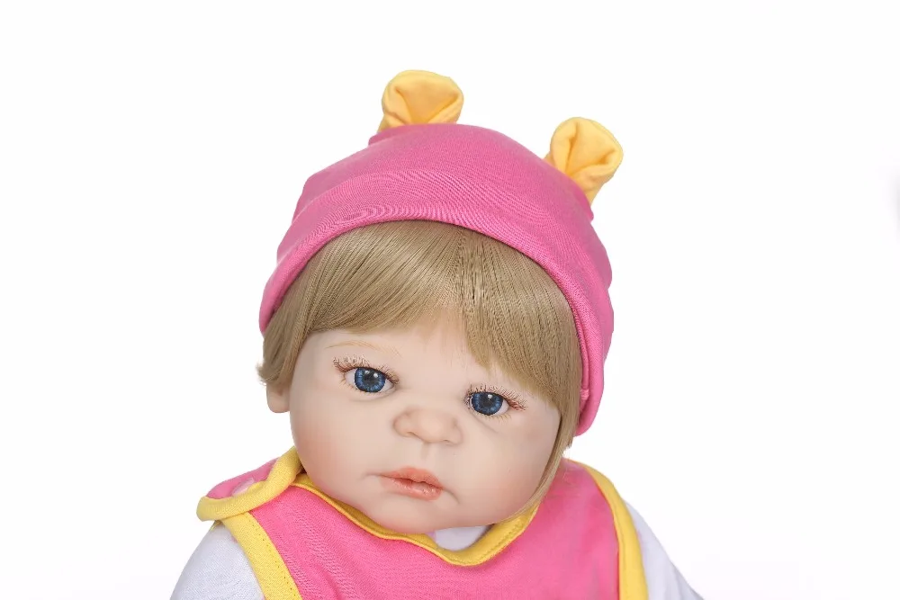 NPK кукла 19 дюймов 48 см Reborn Baby Dolls полностью силиконовая кукла Reborn Bebe виниловые игрушки подарки милые пламаты для девочек и мальчиков bonecas