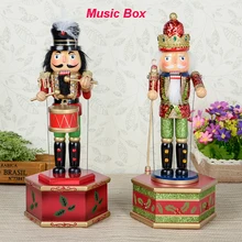 New 32Cm High Christmas Holiday Nutcracker Moustache font b Music b font font b Box b