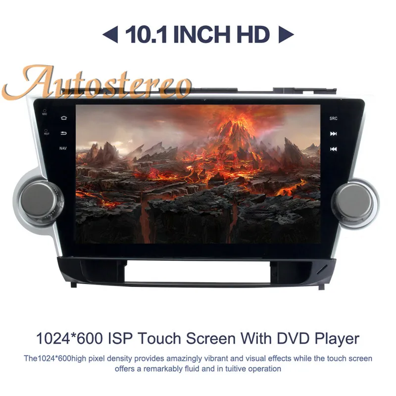 Perfect Auto stereo Android 8 Car No DVD player GPS Navigation For Toyota HIGHLANDER 2008-2014 multimedia radio tape recorder head unit 12