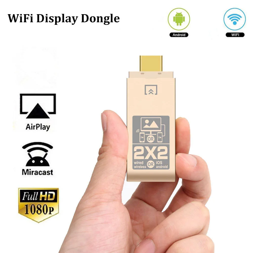 Беспроводной HDMI адаптер двойной системы двойной режим телефон к HD ТВ дисплей Wifi микро HDMI адаптер iOS Android ТВ ключ для iPhone 7 8 X