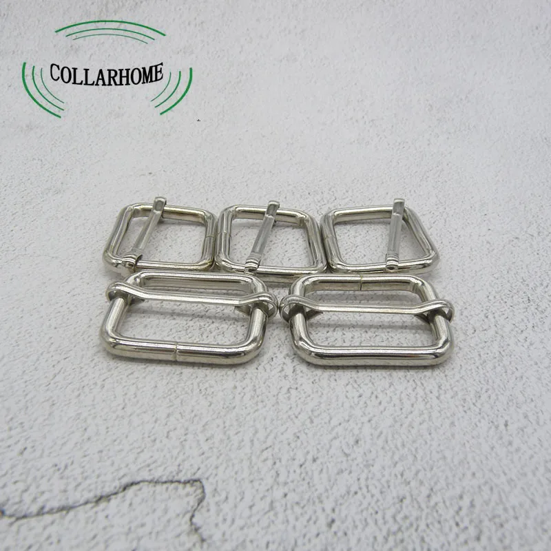 

10Pcs/Lot 25mm Silver metal Tri-glide Slides Button Adjustable Webbing Triglides Slider Buckle for Belt Backpack and Bags Collar