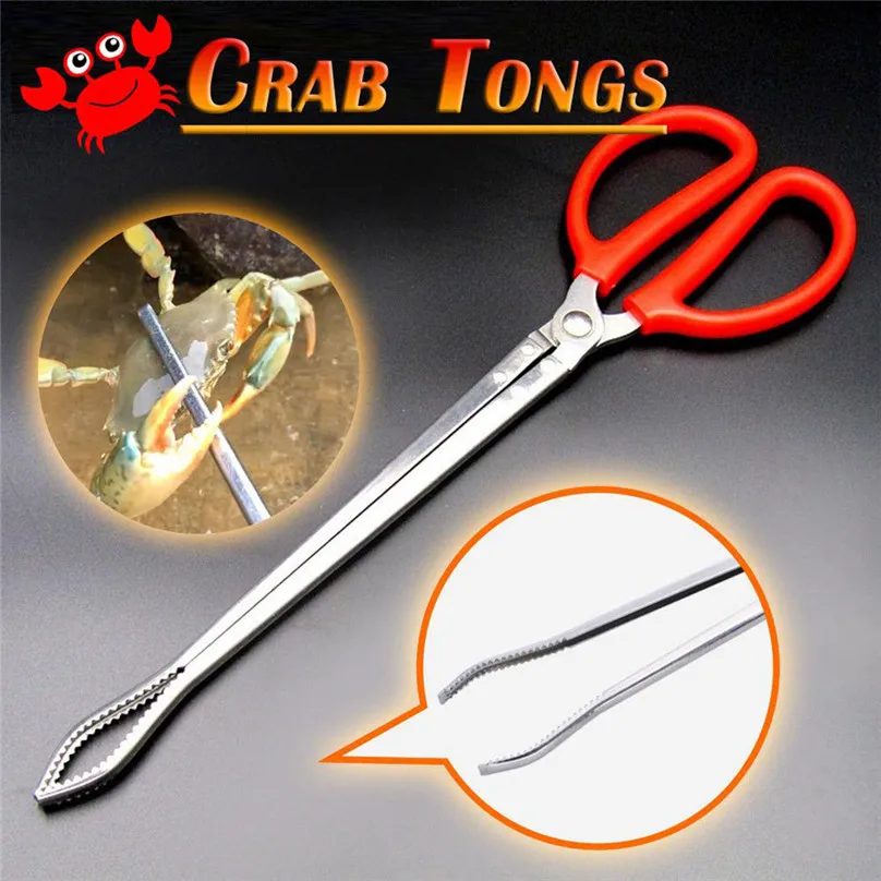 

Seafood tools Reinforced Multi-function Clip Anti-slip Tool Clip Sea Crab Artifact Crab Tongs &4j06