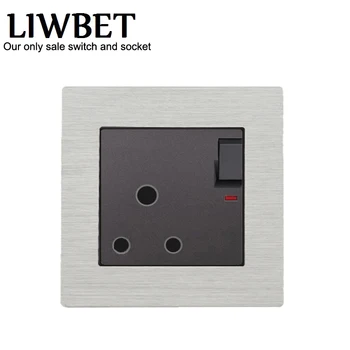 

15A 3 Pin wall socket and round pin water heater outlet