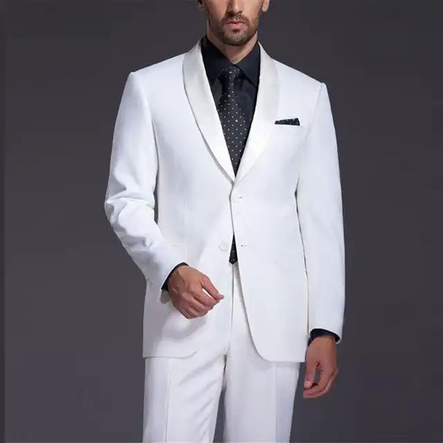 white suit design man
