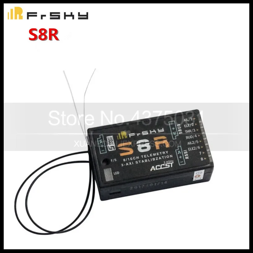 

Original FrSky S8R Receiver 8/16CH Telemetry For RC Quadcopter Multicopter Part Compatible with X7 X9D X12S transmitter