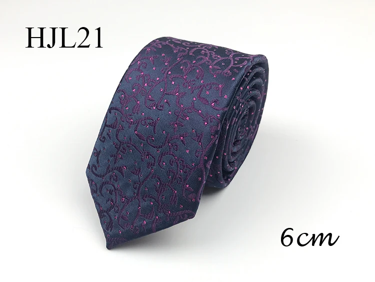 Полиэстер Жаккардовый тканый тонкий мужской галстук Галстук Пейсли в полоску и горох высокое качество классический модный галстук для мужчин 6,0 см