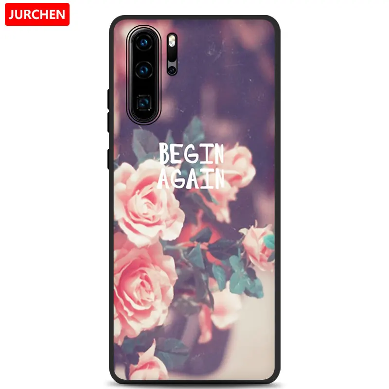 Чехол для телефона JURCHEN для huawei P30 Pro, чехол для huawei P30, чехол из ТПУ с рисунком, силиконовая Мягкая задняя крышка для huawei P30 P30Pro, чехол - Цвет: 40