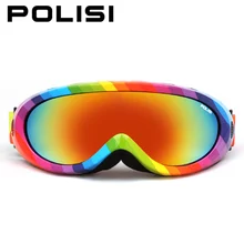 Polisi invierno snowboard protección skate esqui gafas de moto de nieve de esquí de nieve gafas hombres mujeres al aire libre anti-vaho uv400 eyewear