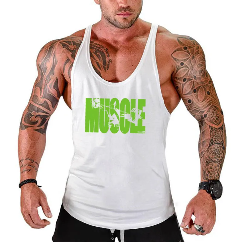 Tanie Muscleguys marka mężczyźni letnie siłownie koszulka do fitnessu moda z sklep