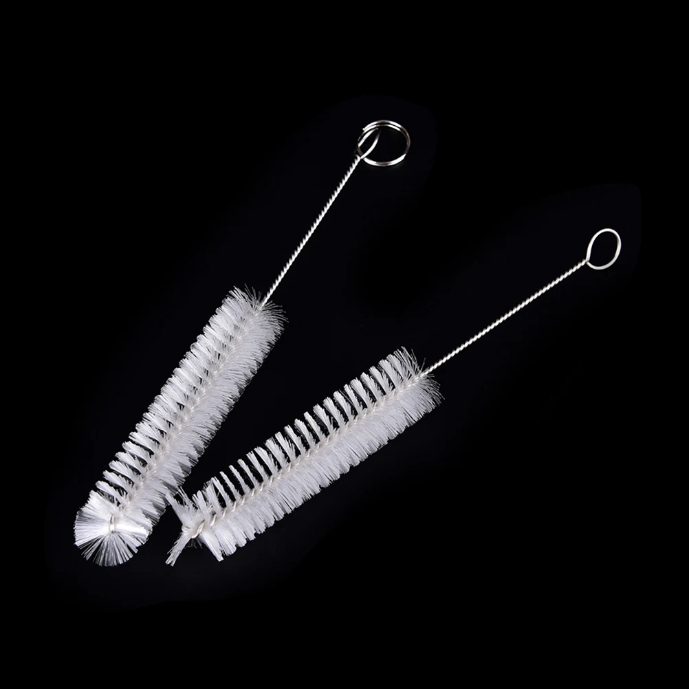 1pc Multi-Functional Feeding Bottle Straw Washing White Laboratory Supplies Chemistry Test Tube Glass Cleaning Brush