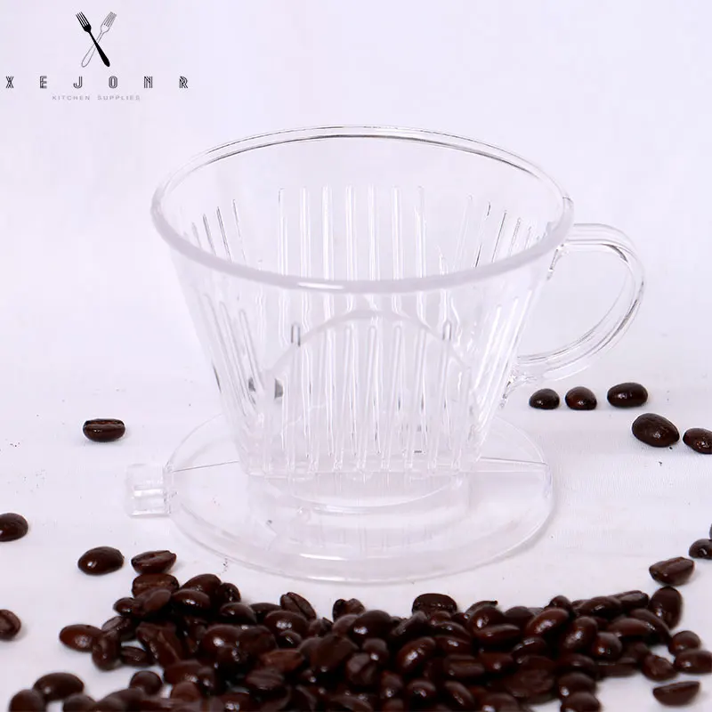 XEJONR بالتنقيط نوع مروحة القهوة تصفية كوب Coffeeware لوازم المطبخ القهوة صنع مقهى المنقط هندسية تصفية حامل البلاستيك XEJONR بالتنقيط نوع مروحة القهوة تصفية كوب Coffeeware لوازم المطبخ القهوة صنع مقهى المنقط هندسية تصفية حامل البلاستيك