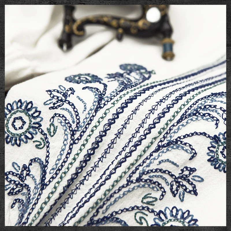 Blusa La Clásica Linterna 2017 Boho Mujeres Algodón Bordado De Casual Vendimia Bohemio Manga Camisas Camisa Nuevas Tops Blanco Estilo 7w1qH
