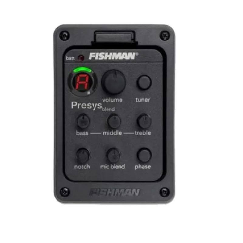 Fishman 301 4 Band EQ Equalizer Acoustic Guitar Preamp Piezo Pickup