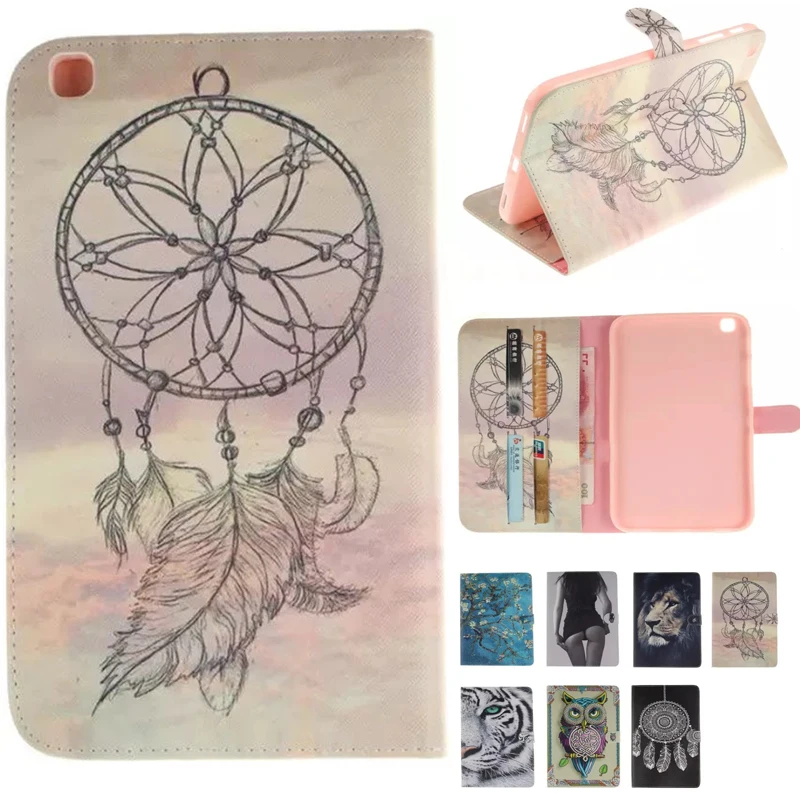 

Exquisite Painted Pattern Cover For Samsung Galaxy Tab 3 8.0 T310 T311 T315 Case Cover for Samsung Galaxy Tab 3 8.0 inch T310