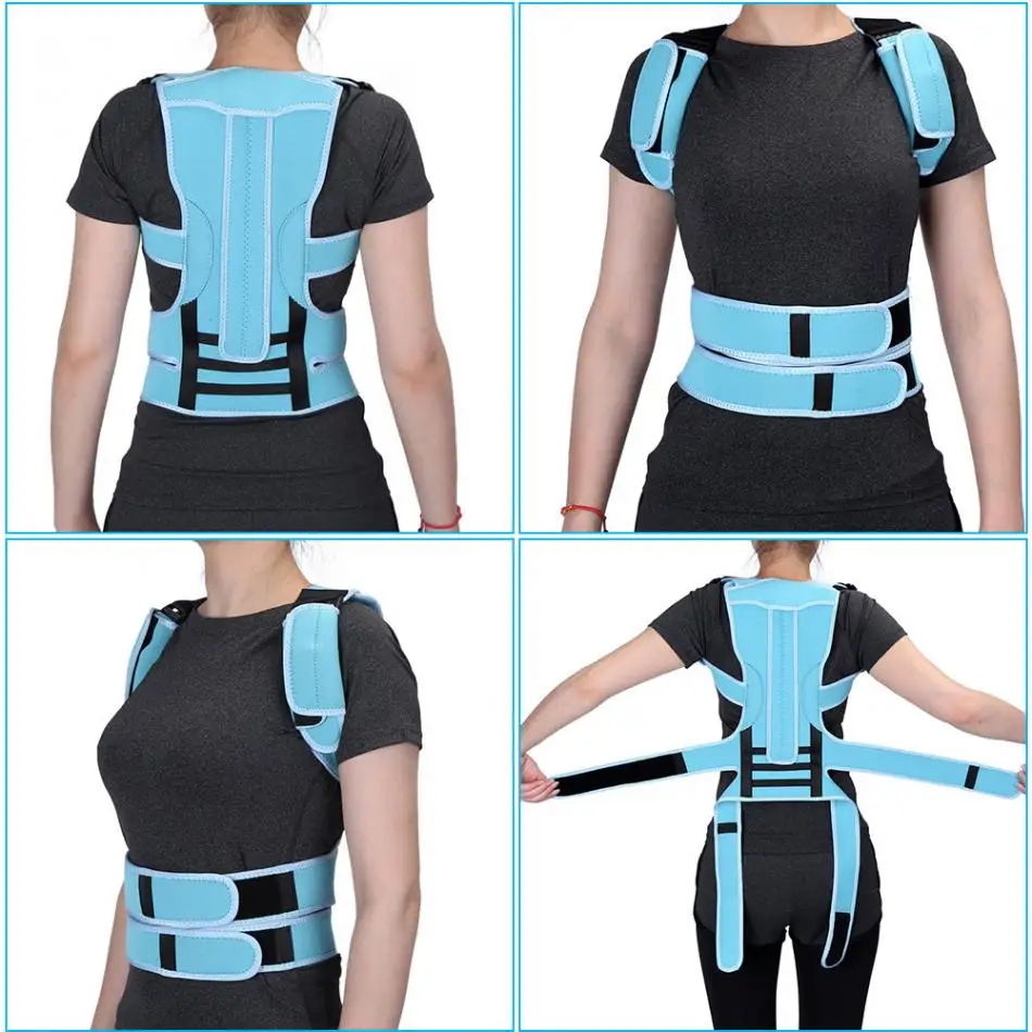 Adult Back Posture Corrector Brace Belt Straight Back Shoulder Waist Spine Support Belt Health