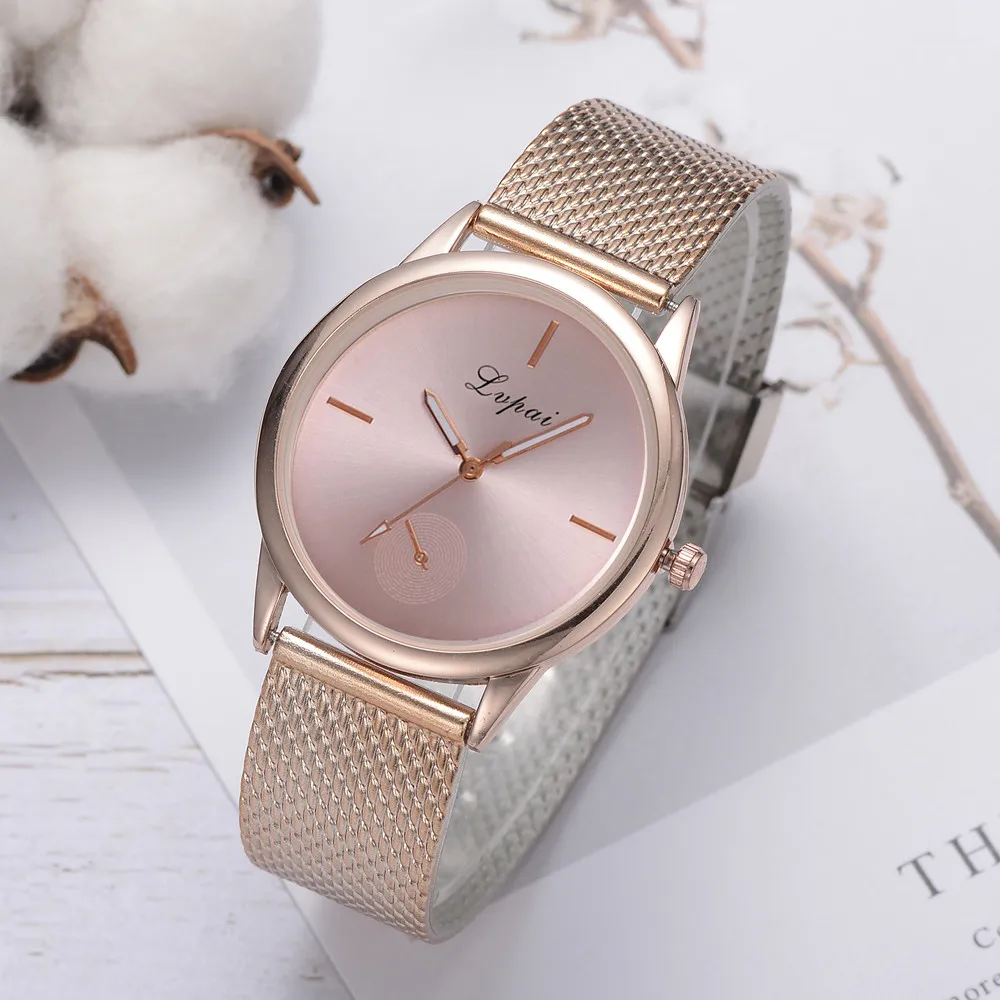 Лучшие продажи Lvpai женские модные повседневные брендовые кварцевые новые роскошные часы под платье часы подарок аналоговые наручные часы reloj mujer* Y